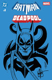 DF DC/MARVEL BATMAN/DEADPOOL #1 BLANK VARIANT SIGNED AND REMARKED BY KEN HAESER WITH A DEADBAT SKETCH