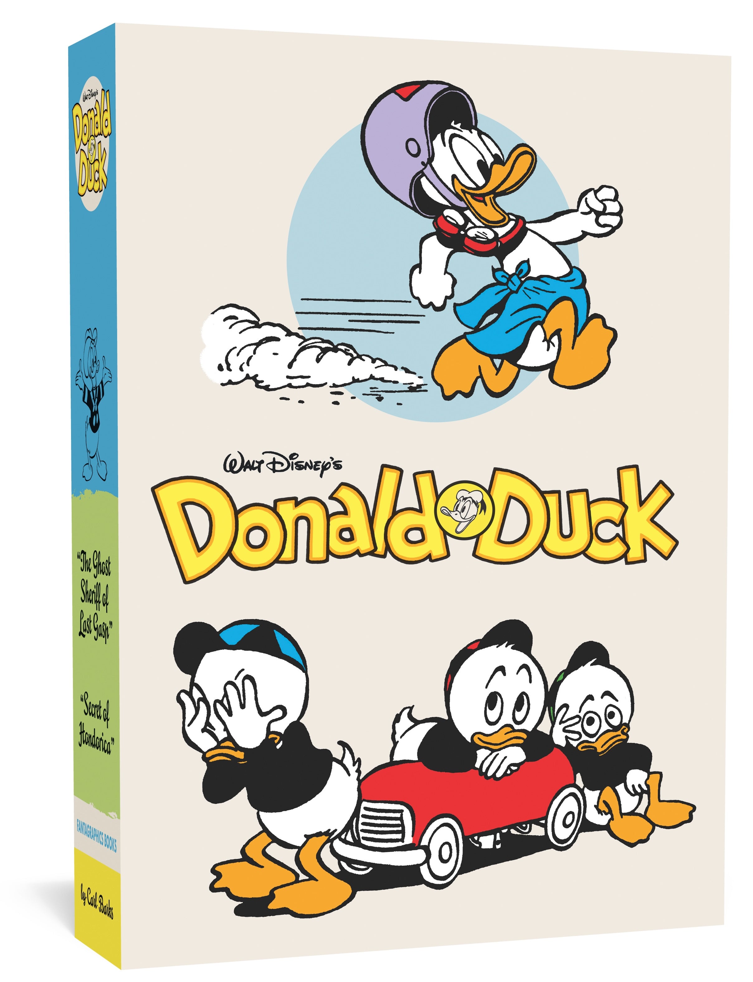 WALT DISNEYS DONALD DUCK GIFT BOX SET THE GHOST SHERIFF OF LAST GASP & THE SECRET OF HONDORICA VOL 15 & VOL 17 HARDCOVER