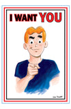 ARCHIE COMICS CELEBRATES AMERICAS 250TH CVR C DAN PARENT UNCLE SAM POSTER ART VAR