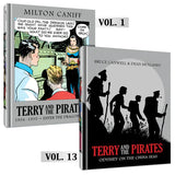 TERRY AND THE PIRATES HC THE MASTER COLLECTION VOL 01 & 13 BUNDLE