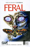 DF FERAL #1 BLANK VARIANT SIGNED AND REMARKED WITH A SILENCE OF THE LAMBS HOMAGE SKETCH BY JESSICA COURT