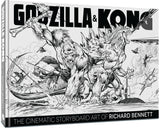 GODZILLA & KONG HARDCOVER THE CINEMATIC STORYBOARD ART OF RICHARD BENNETT