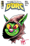 DF D ORC #1 FOURTH PRINTING BLANK VARIANT SIGNED AND REMARKED BY KEN HAESER
