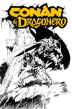 CONAN & DRAGONERO #1 SDCC EXCLUSIVE ROB DE LA TORRE INKS CARDSTOCK VAR