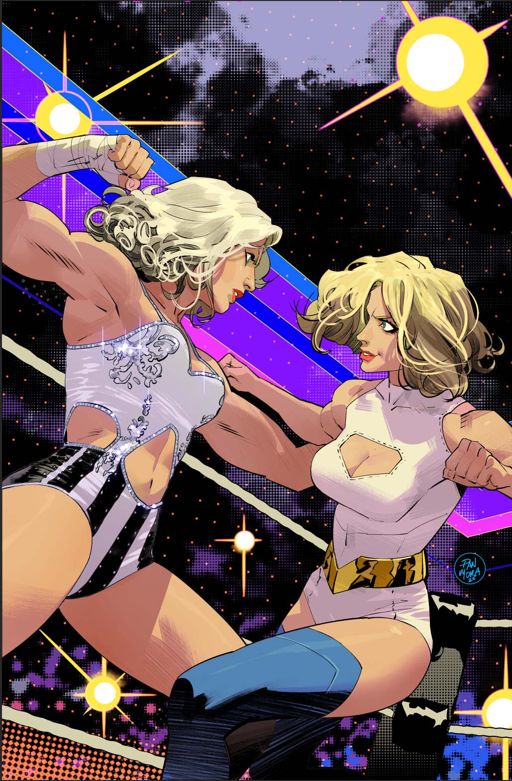 DC K.O. #2 COVER I DAN MORA AEW CAMEO CARD STOCK VARIANT