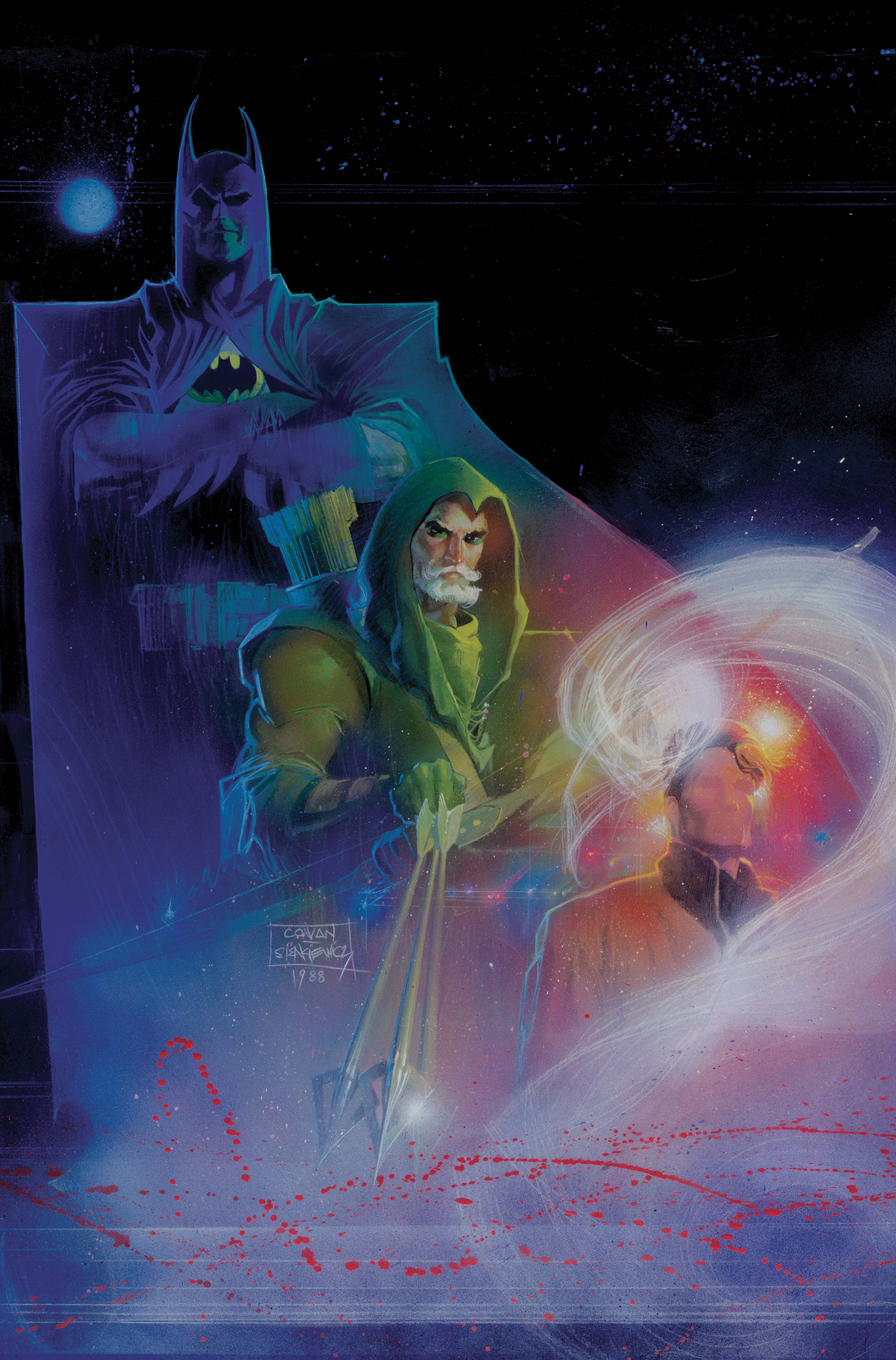 BATMAN GREEN ARROW THE QUESTION ARCADIA #1 COVER C DENYS COWAN & BILL SIENKIEWICZ VARIANT