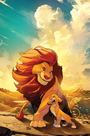 LION KING #1 COVER F EDWIN GALMON METAL VIRGIN VARIANT