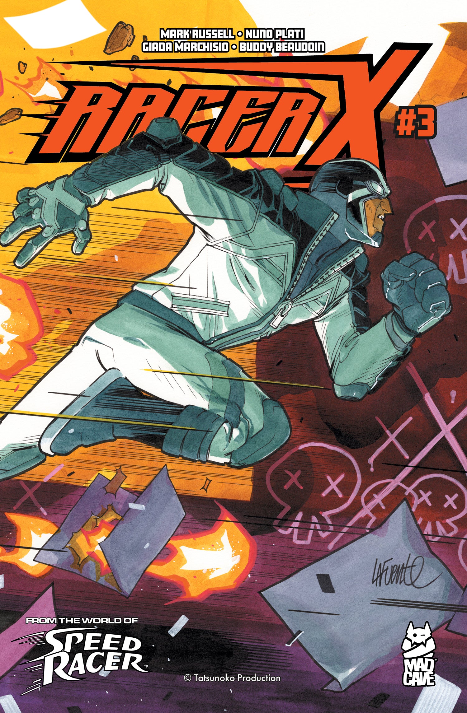 RACER X #3 COVER B DAVE LAFUENTE VARIANT