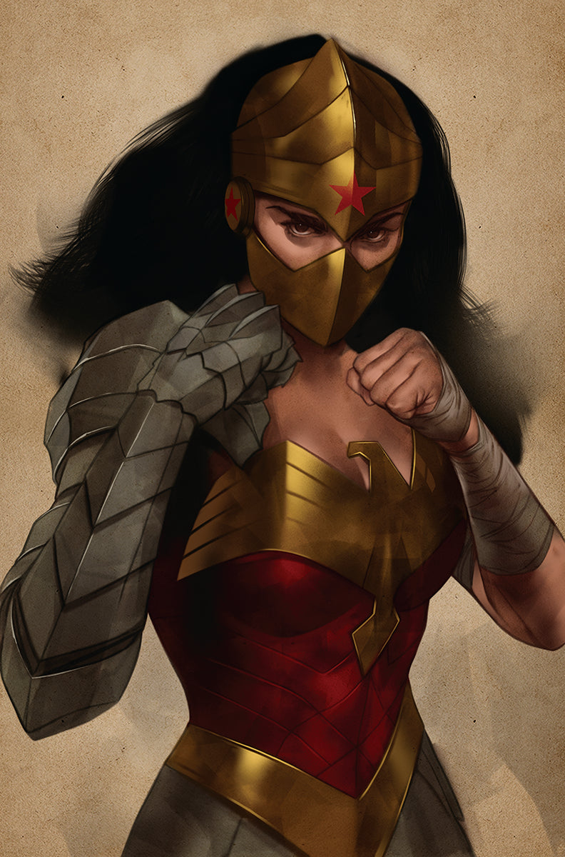 DC K.O. #2 COVER H BEN OLIVER FACE-OFF CARD STOCK VARIANT