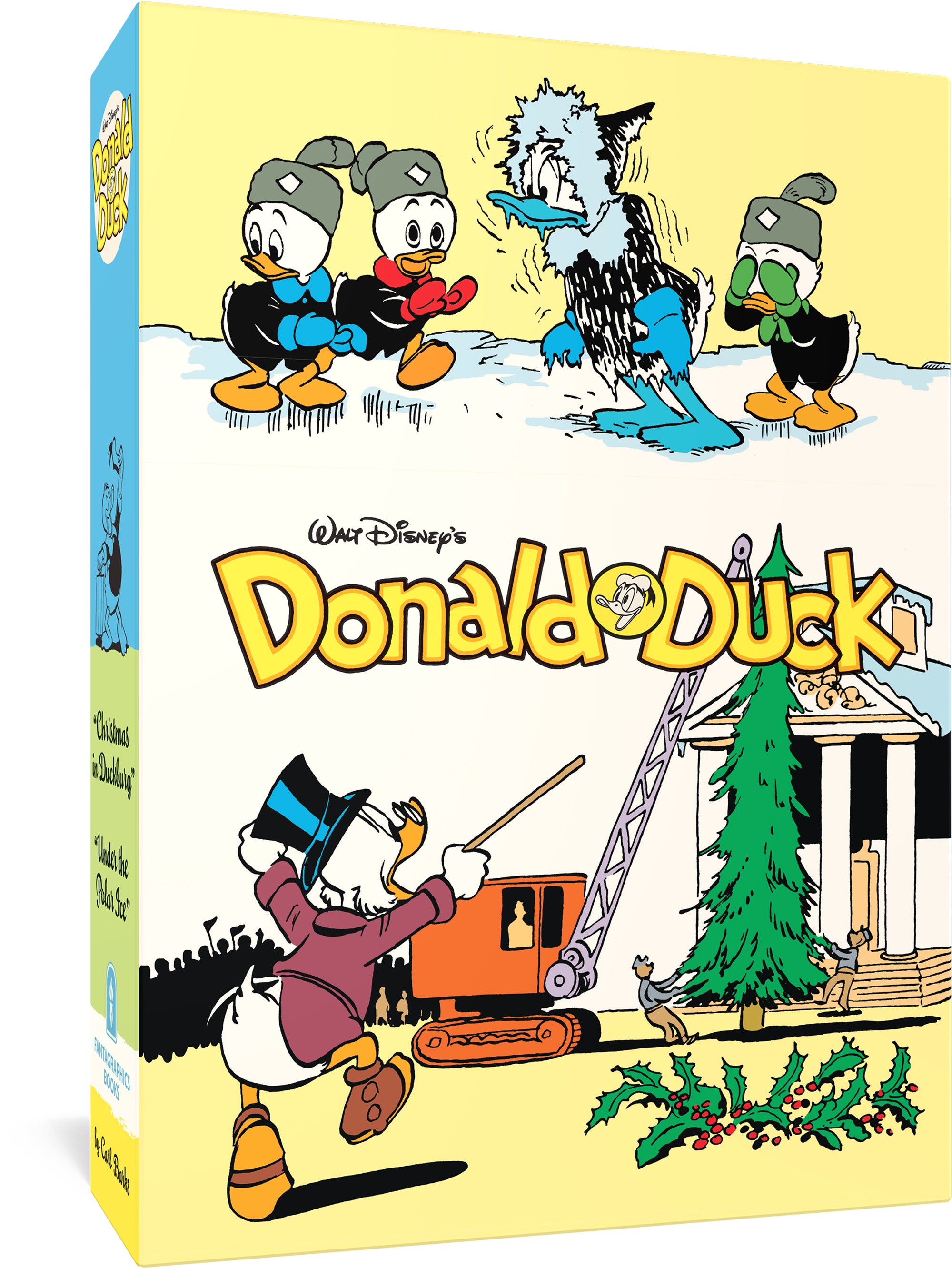 WALT DISNEYS DONALD DUCK GIFT BOX SET CHRISTMAS IN DUCKBURG & UNDER THE POLAR ICE VOLS 21 & 23 HARDCOVER