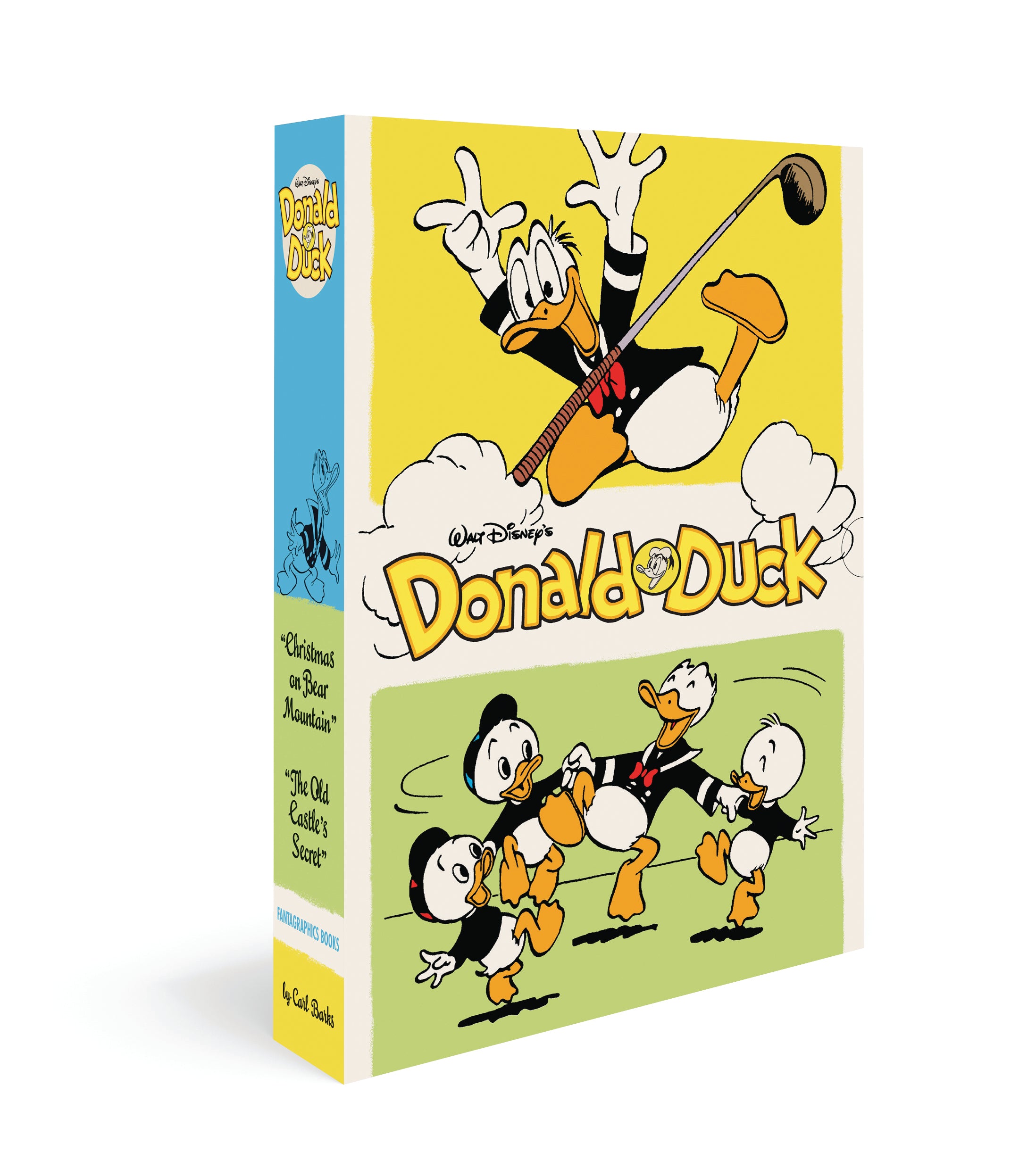 WALT DISNEYS DONALD DUCK GIFT BOX SET CHRISTMAS ON BEAR MOUNTAIN & THE OLD CASTLE'S SECRET VOLS 05 & 06 HARDCOVER