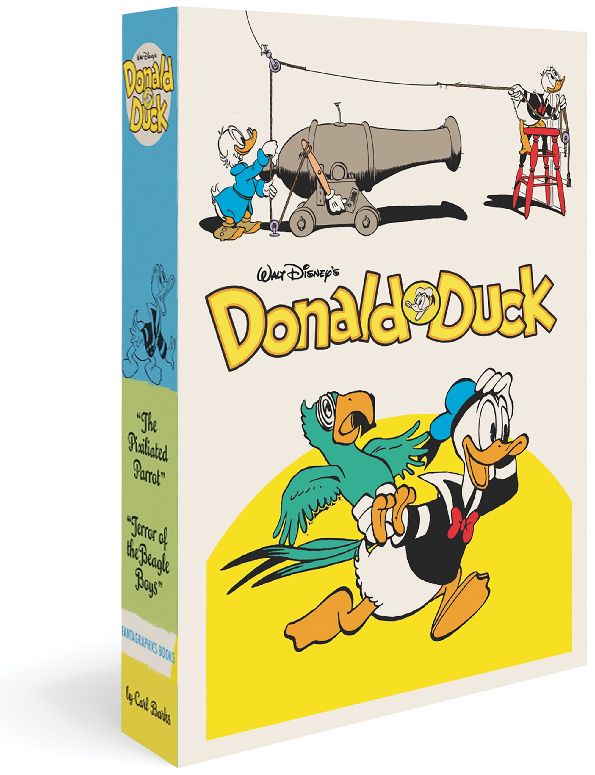 WALT DISNEYS DONALD DUCK GIFT BOX SET THE PIXILATED PARROT & TERROR OF THE BEAGLE BOYS VOLS 09 & 10 HARDCOVER