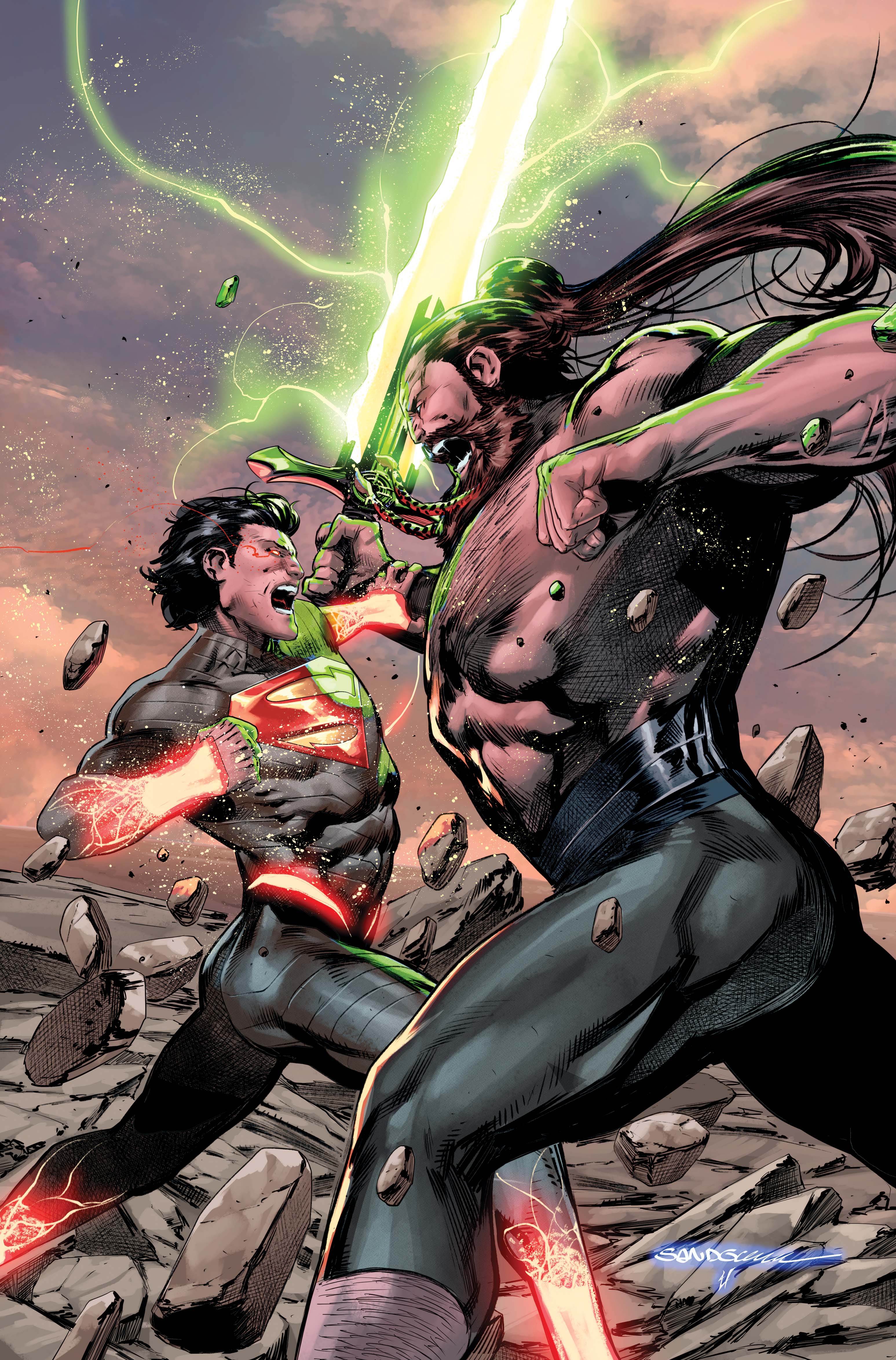 ABSOLUTE SUPERMAN #14 COVER A RAFA SANDOVAL