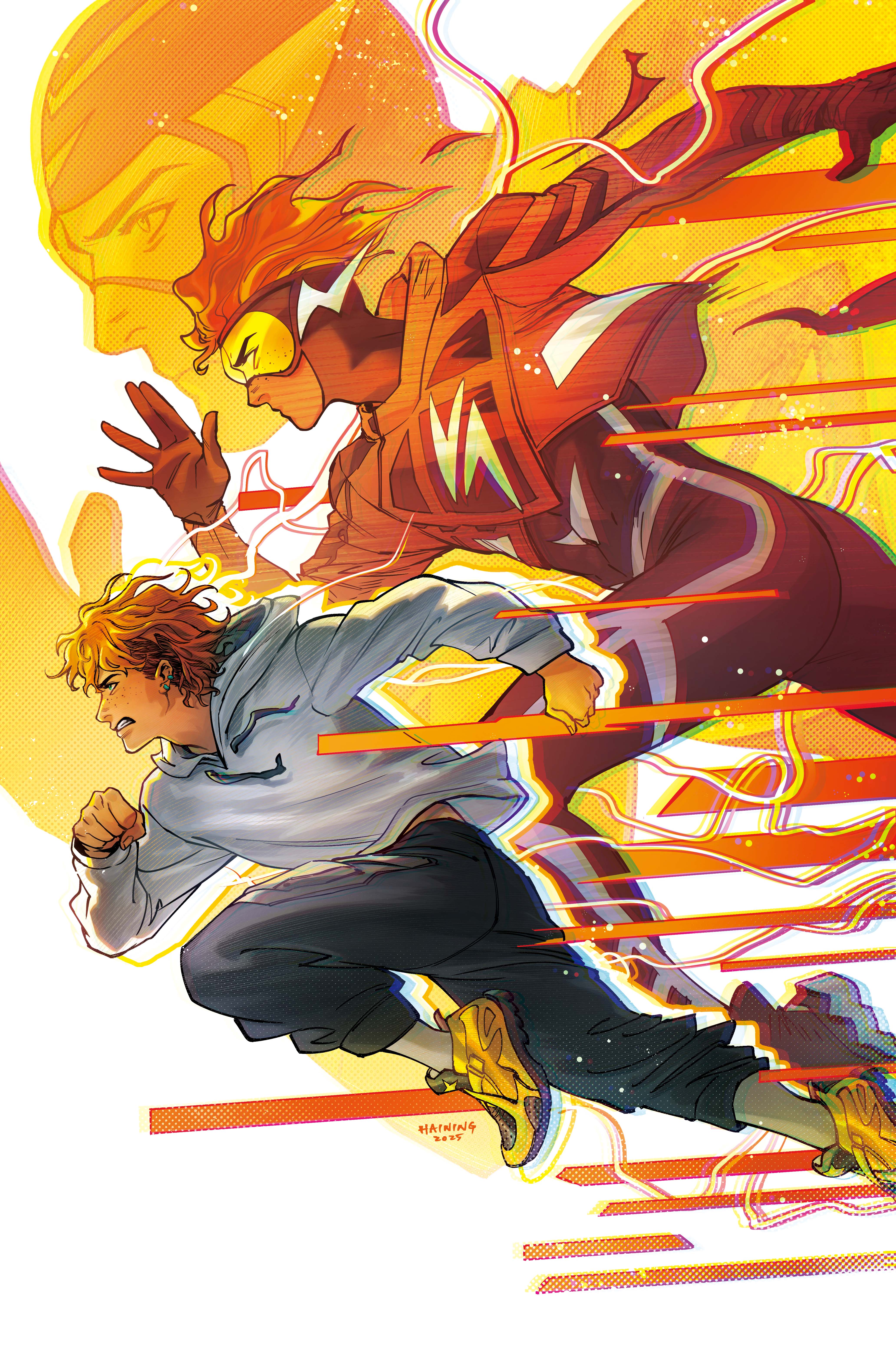 ABSOLUTE FLASH #10 COVER B HAINING CARD STOCK VARIANT