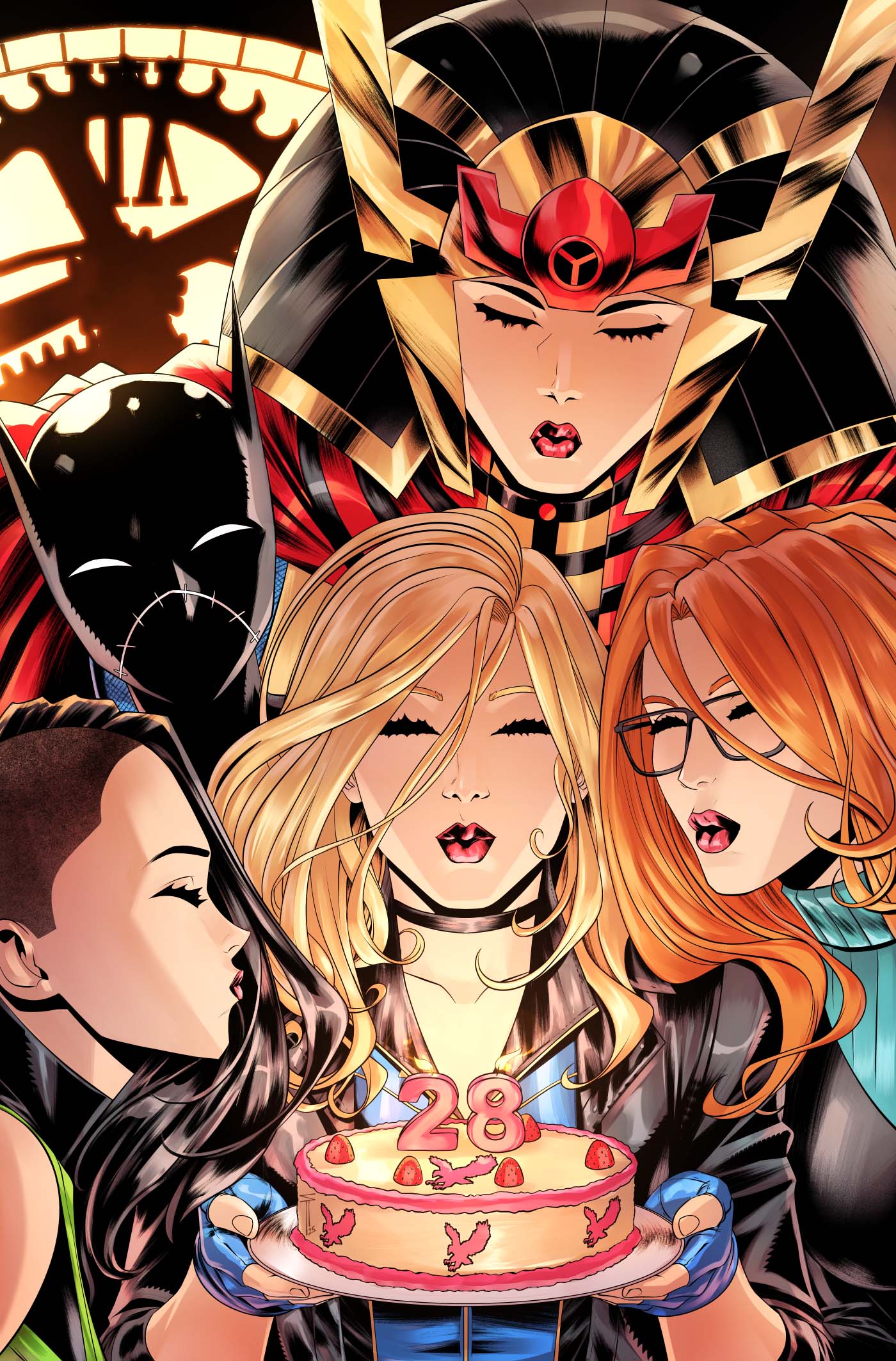 BIRDS OF PREY #28 COVER C SERG ACUNA CARD STOCK VARIANT