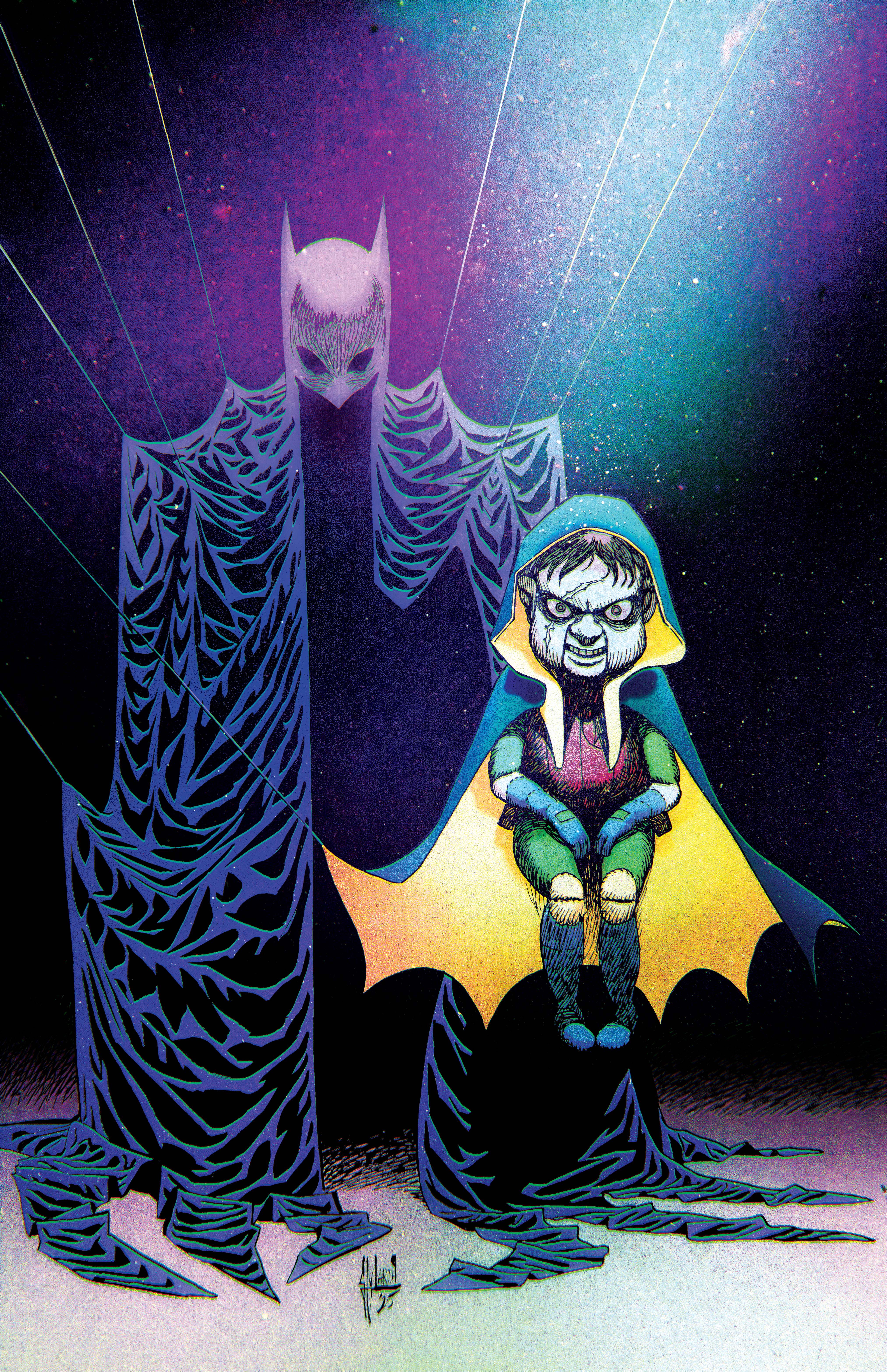 BATMAN AND ROBIN #28 COVER B GUILLEM MARCH CARD STOCK VARIANT