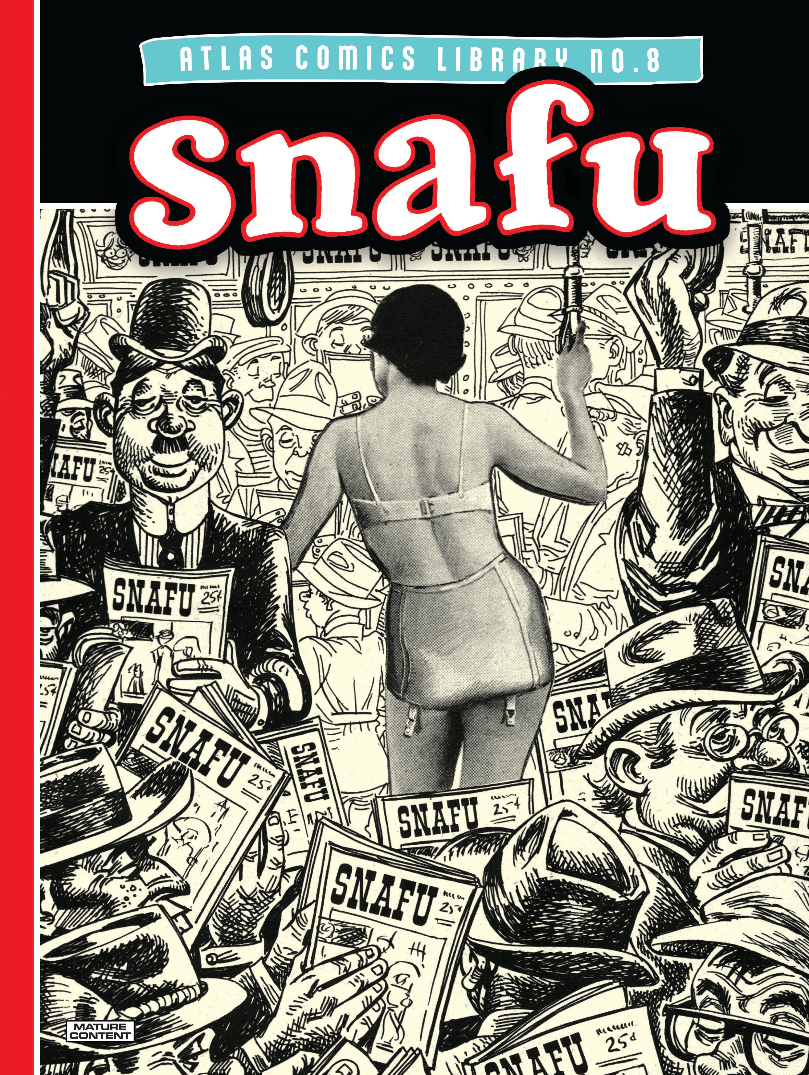 ATLAS COMICS LIBRARY HARDCOVER NO 8 SNAFU