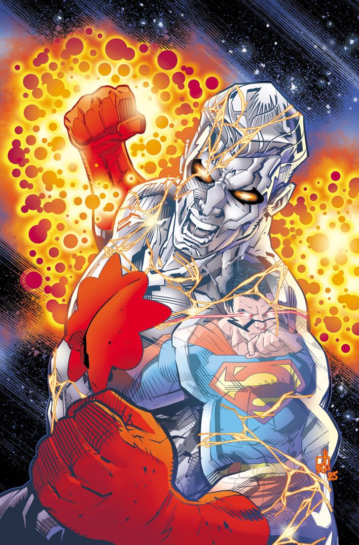 DC K.O. SUPERMAN VS CAPTAIN ATOM #1 (ONE SHOT) COVER E SEAN IZAAKSE CARD STOCK VARIANT