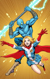 TOMORROW GIRL X ZEN INTERGALACTIC NINJA #2 (OF 2) CVR B DAVID HUTCHISON VIRGIN VAR