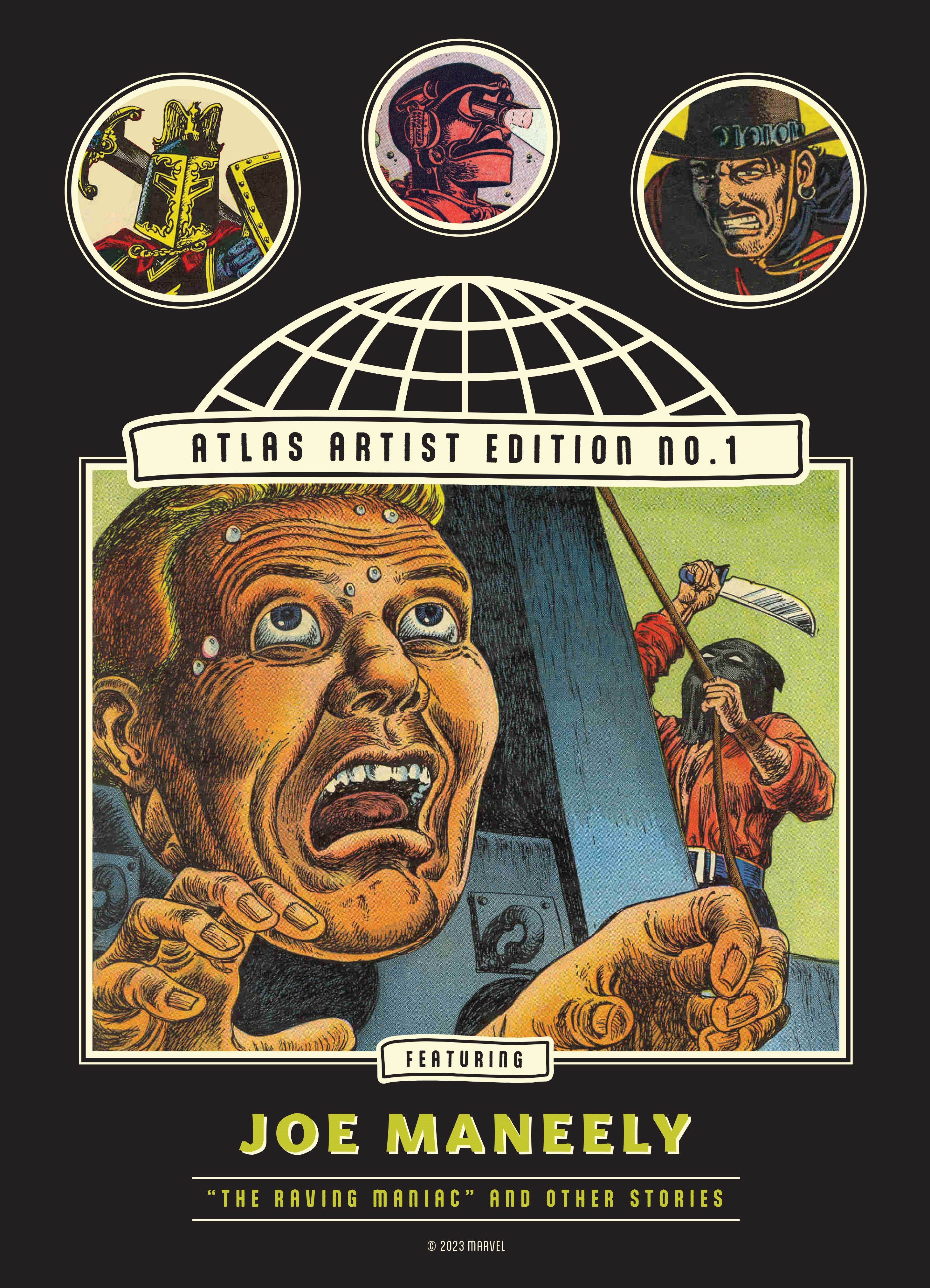 ATLAS ARTIST EDITION NO 1 JOE MANEELY HARDCOVER VOL 1 THE RAVING MANIAC AND OTHER STORIES