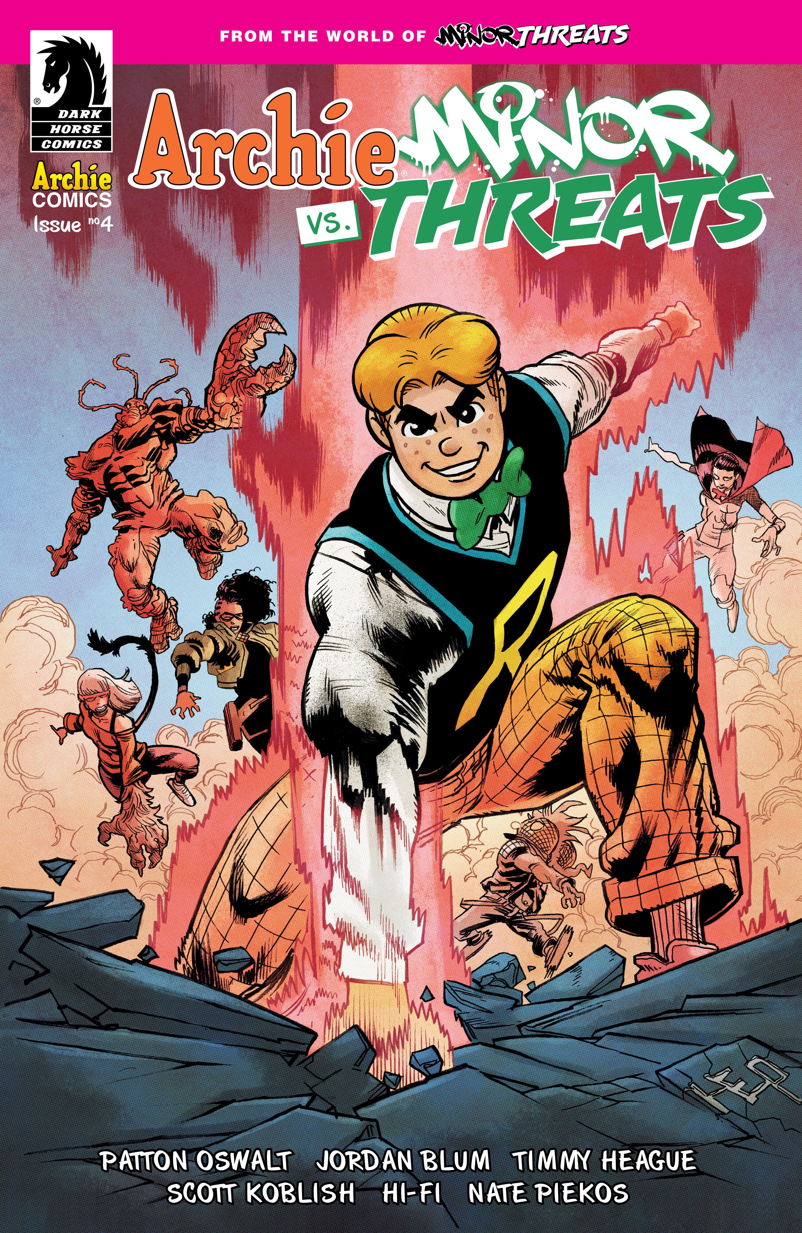 ARCHIE VS MINOR THREATS #4 COVER A SCOTT HEPBURN