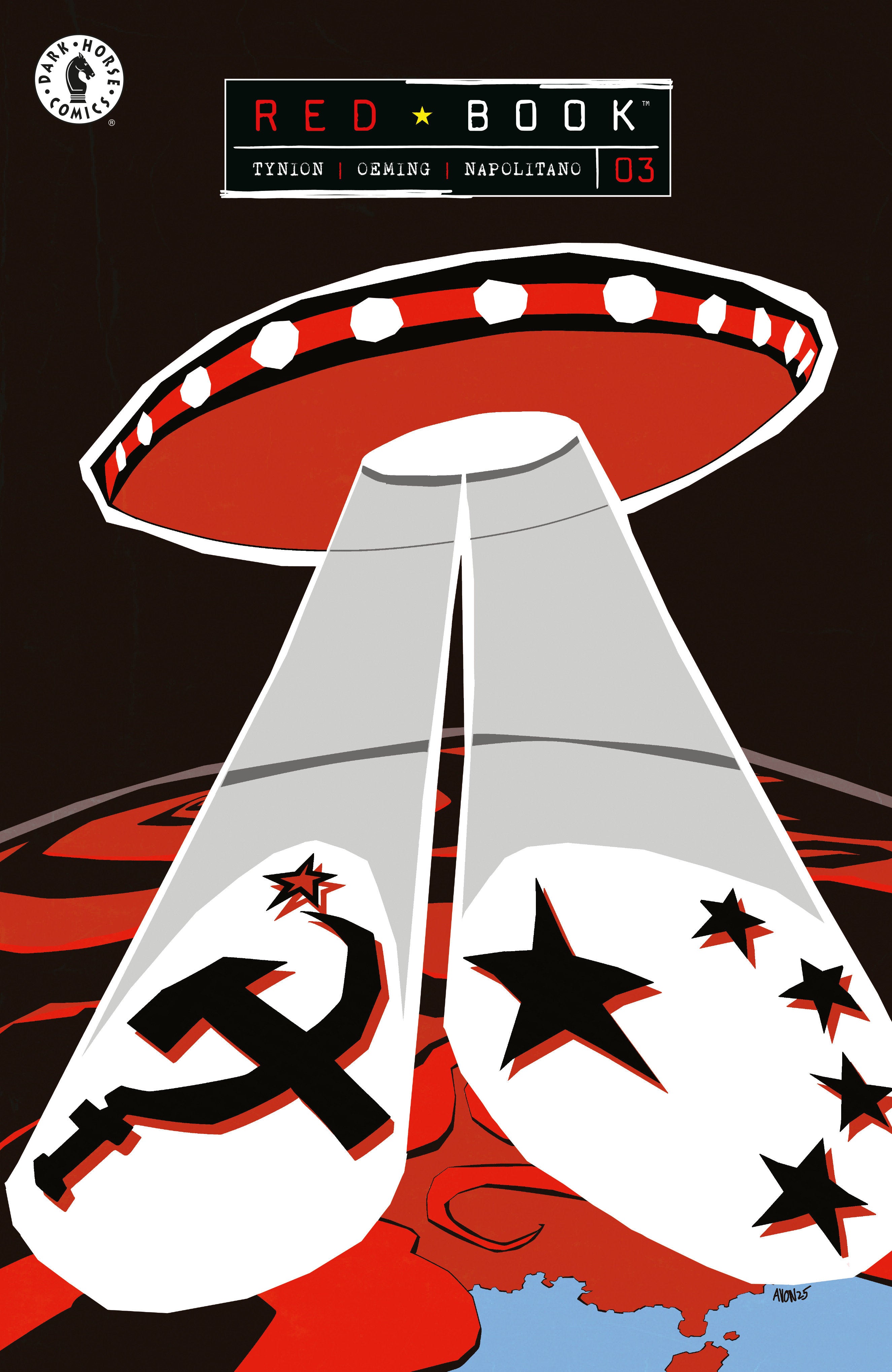RED BOOK I #3 COVER A MICHAEL AVON OEMING