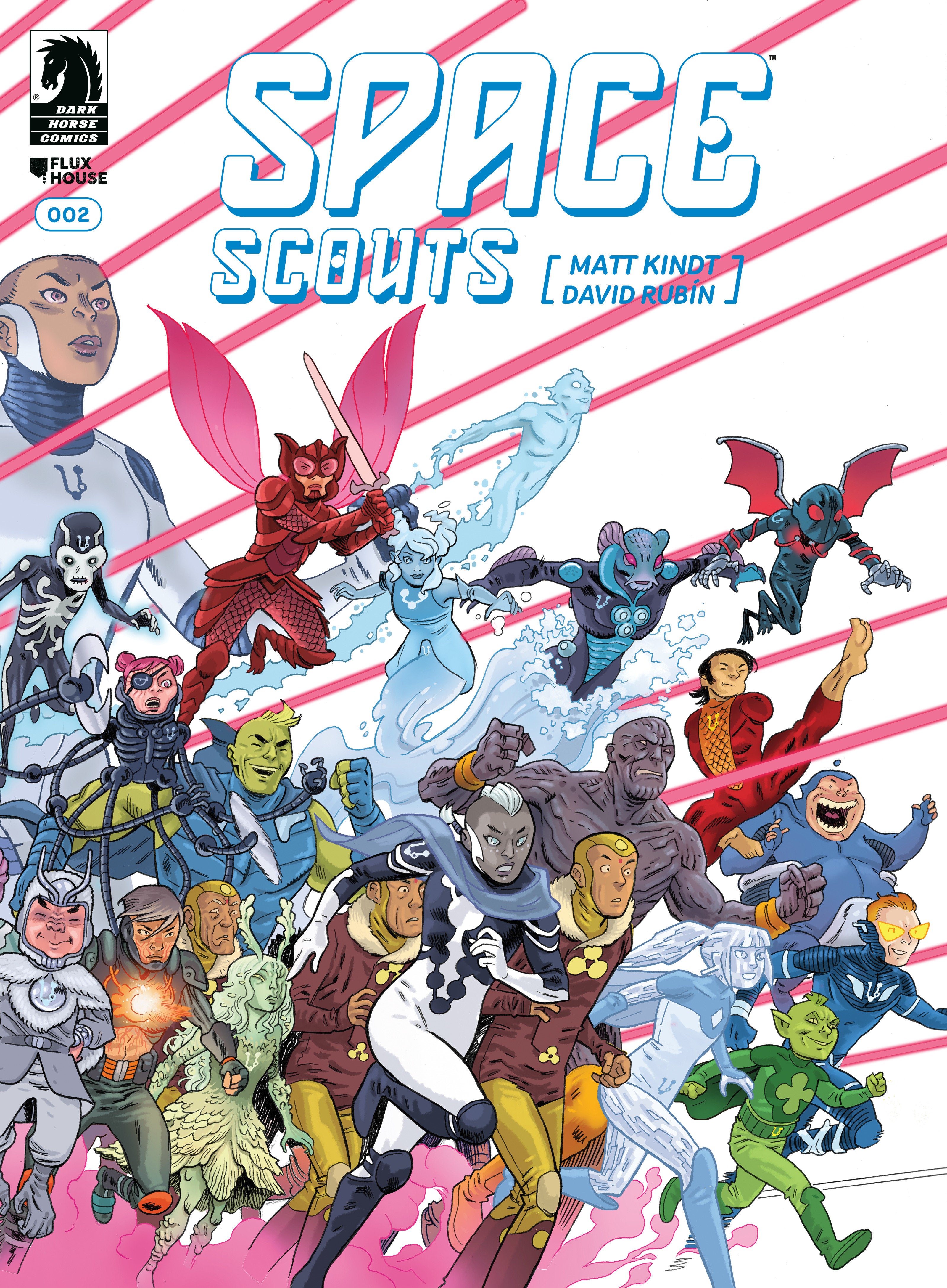 SPACE SCOUTS #2 COVER B BRIAN HURTT