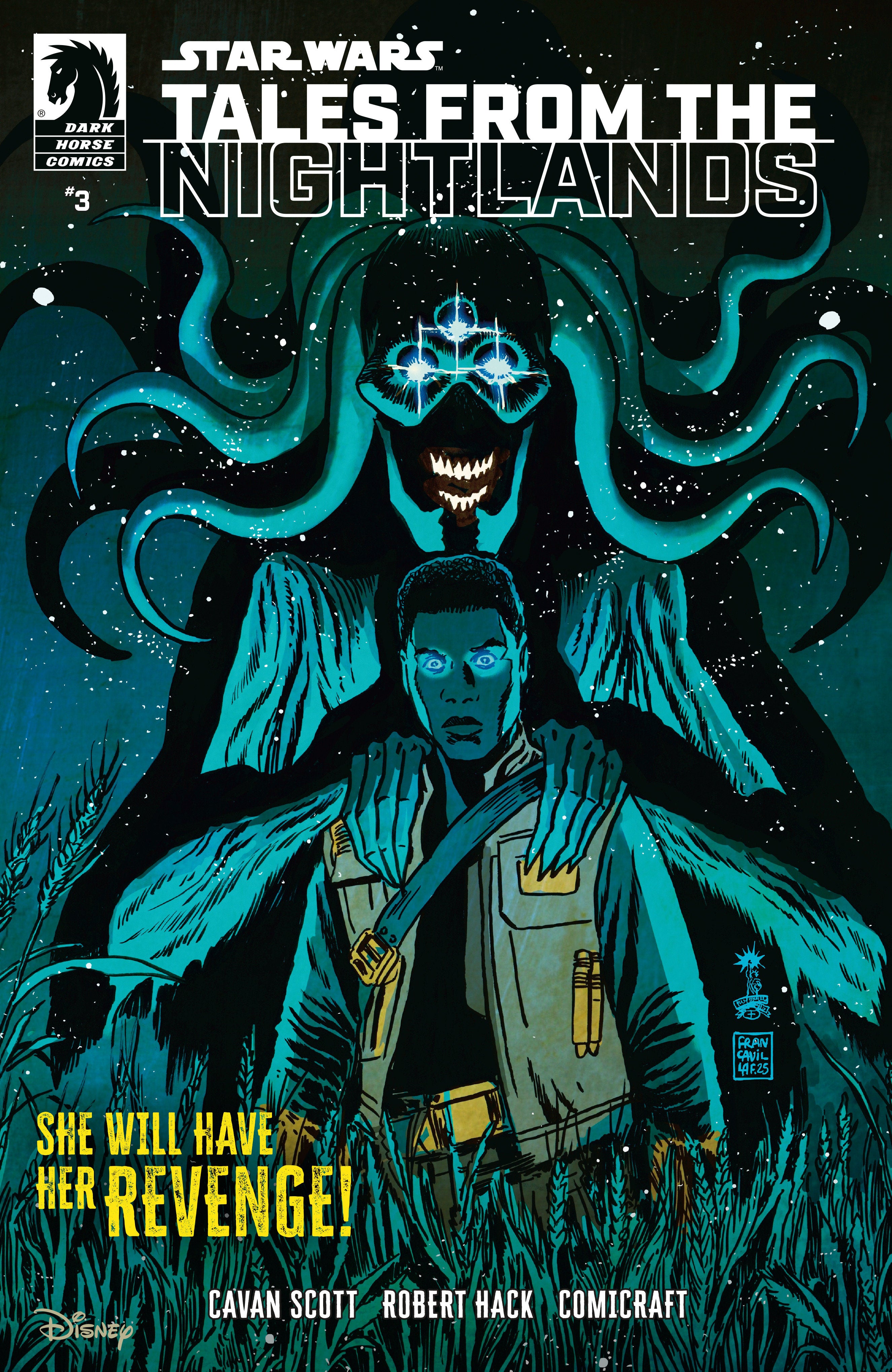 STAR WARS: TALES FROM THE NIGHTLANDS #3 COVER A FRANCESCO FRANCAVILLA