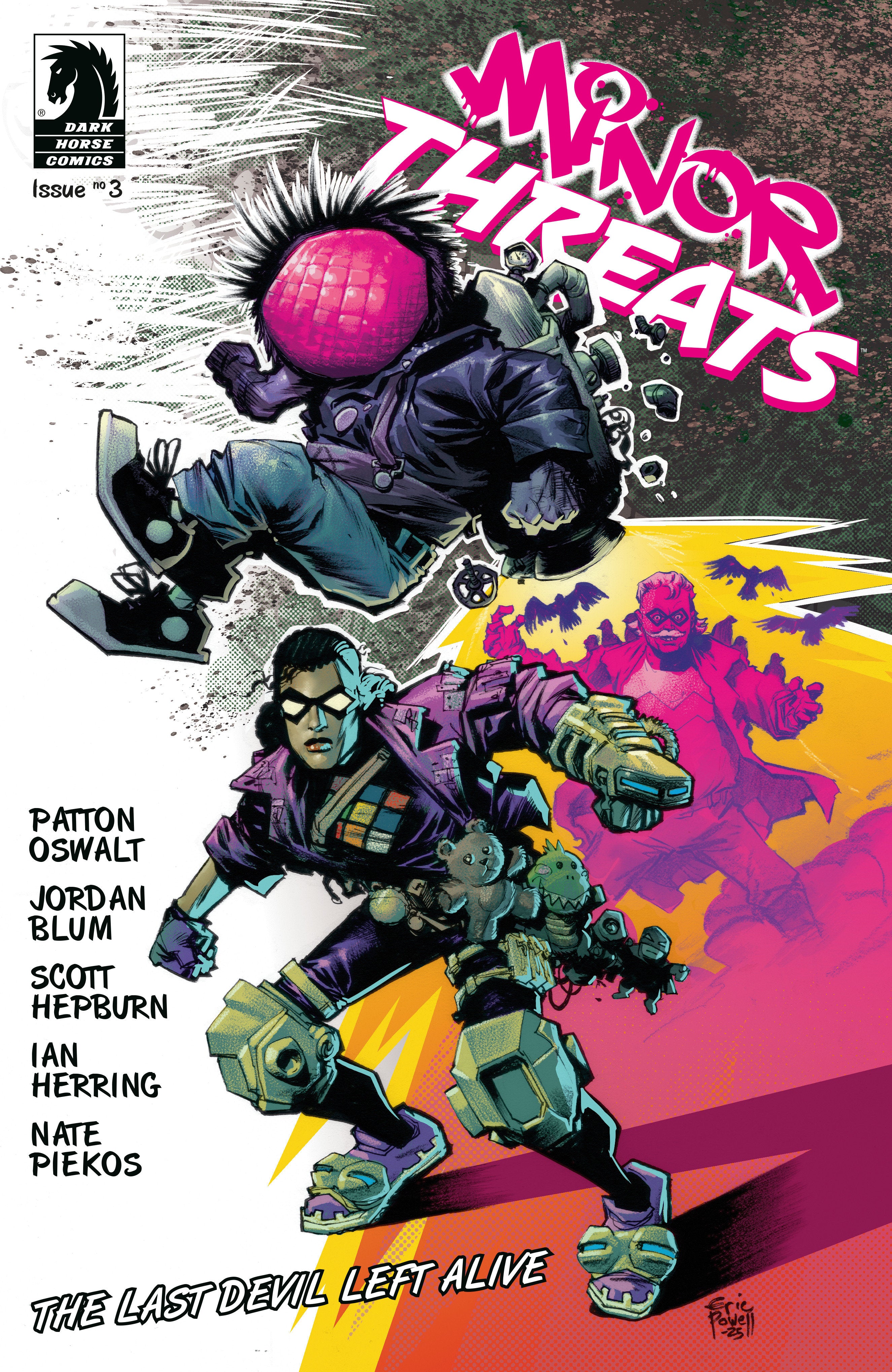 MINOR THREATS: THE LAST DEVIL LEFT ALIVE #3 COVER B ERIC POWELL
