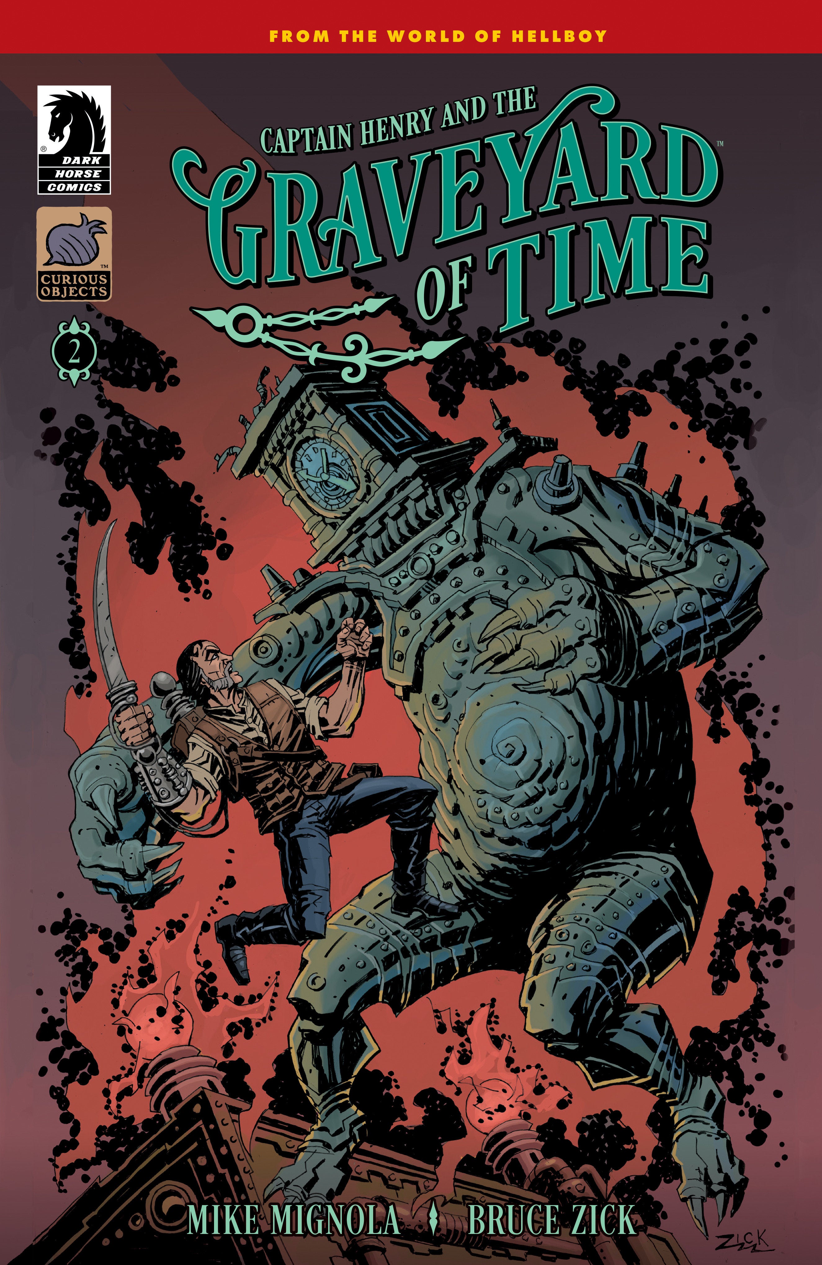 CAPTAIN HENRY AND THE GRAVEYARD OF TIME #2 COVER A BRUCE ZICK