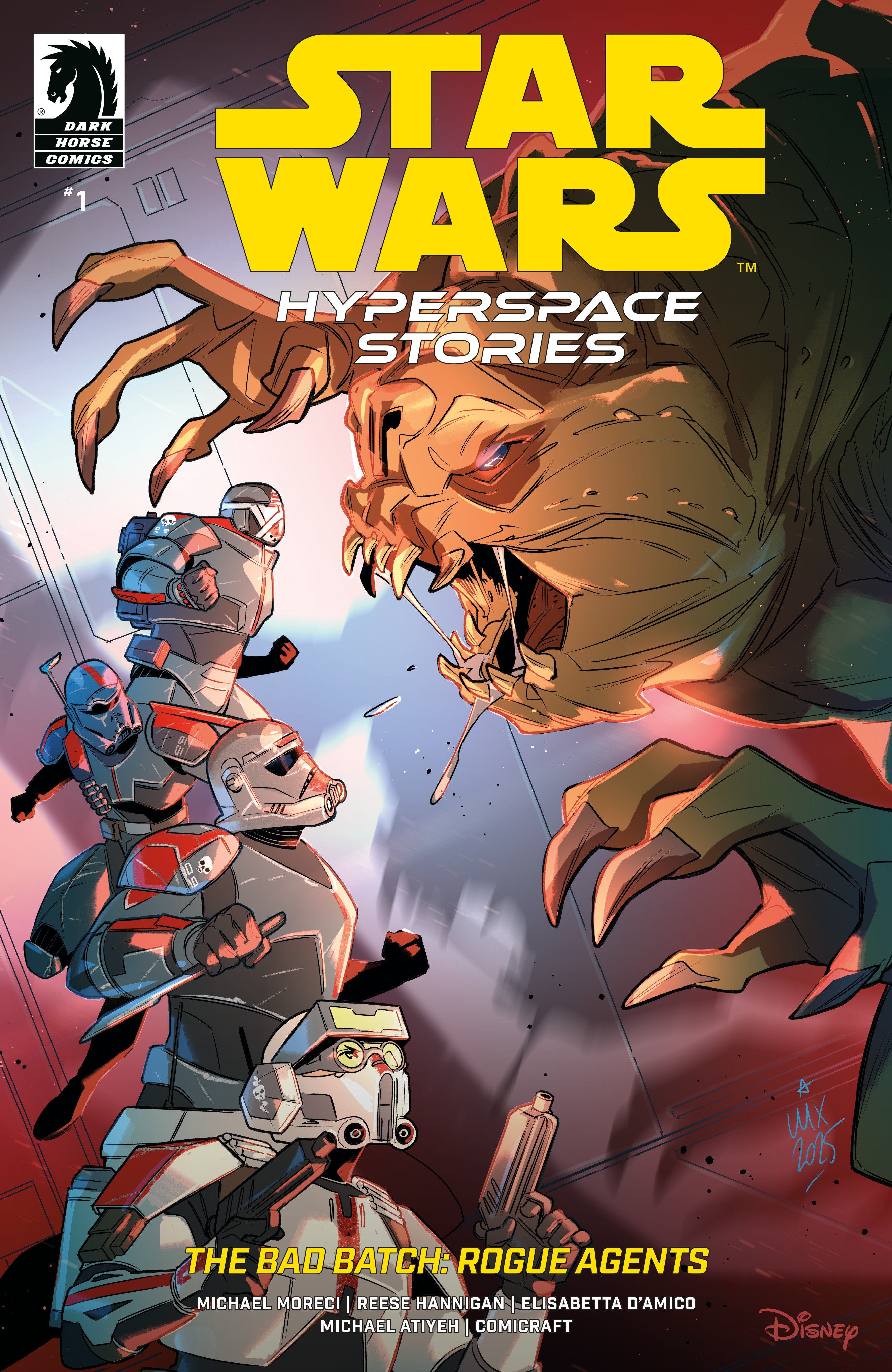 STAR WARS: HYPERSPACE STORIES: THE BAD BATCH--ROGUE AGENTS #1 COVER A VALERIA FAVOCCIA