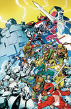 MIGHTY MORPHIN POWER RANGERS/TEENAGE MUTANT NINJA TURTLES III #4 COVER K PRASETYA UNLIMITED VARIANT
