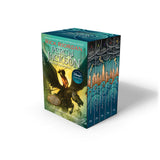 PERCY JACKSON AND THE OLYMPIANS 5 BOOK PAPERBACK BOXED SET (W/POSTER)