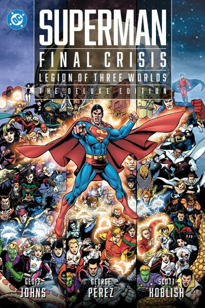 SUPERMAN FINAL CRISIS LEGION OF THREE WORLDS THE DELUXE EDITION HARDCOVER