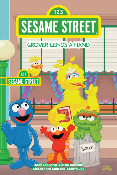 SESAME STREET GROVER LENDS A HAND HARDCOVER