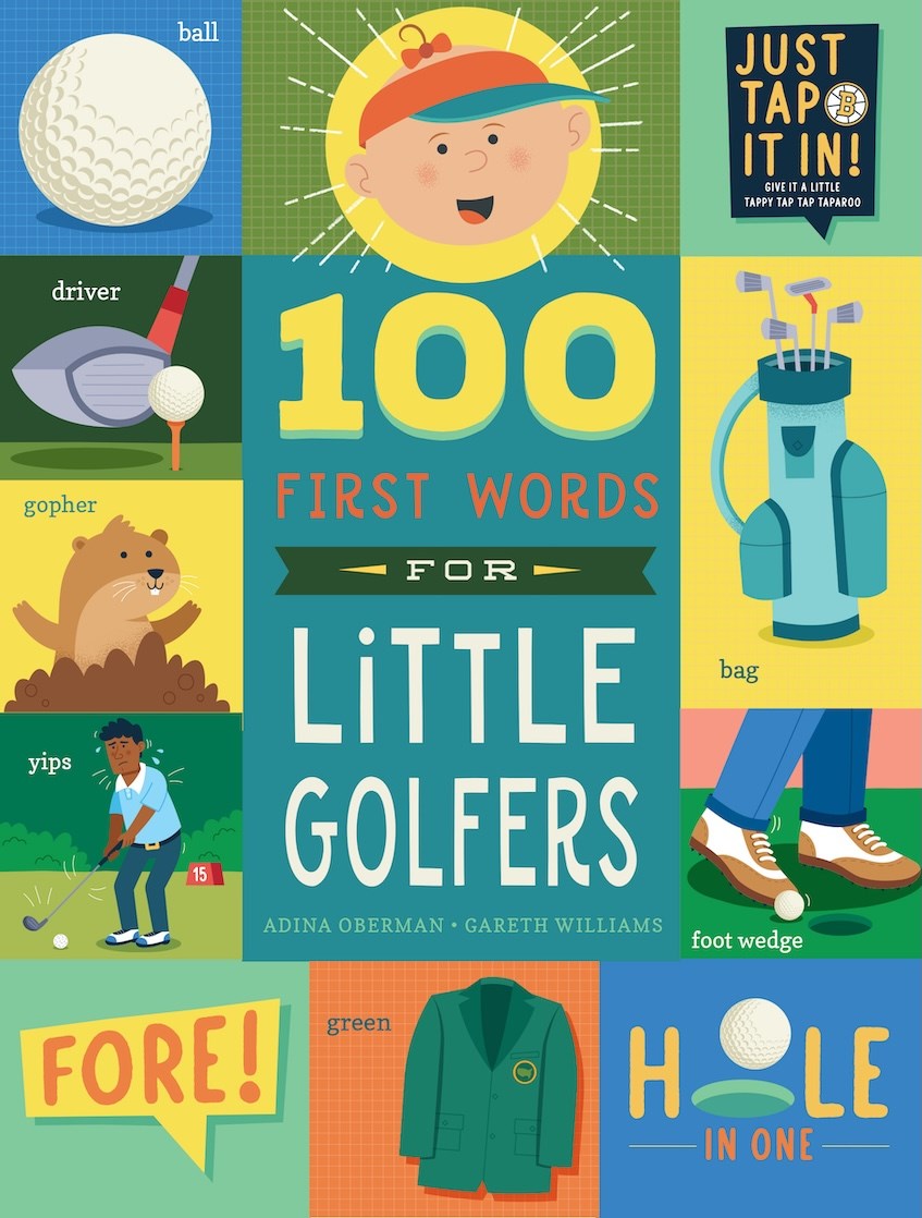 100 FIRST WORDS FOR LITTLE GOLFERS HARDCOVER