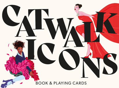 CATWALK ICONS BOOK & PLAYING CARDS BOX SET