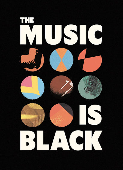 MUSIC IS BLACK HARDCOVER A BRITISH STORY
