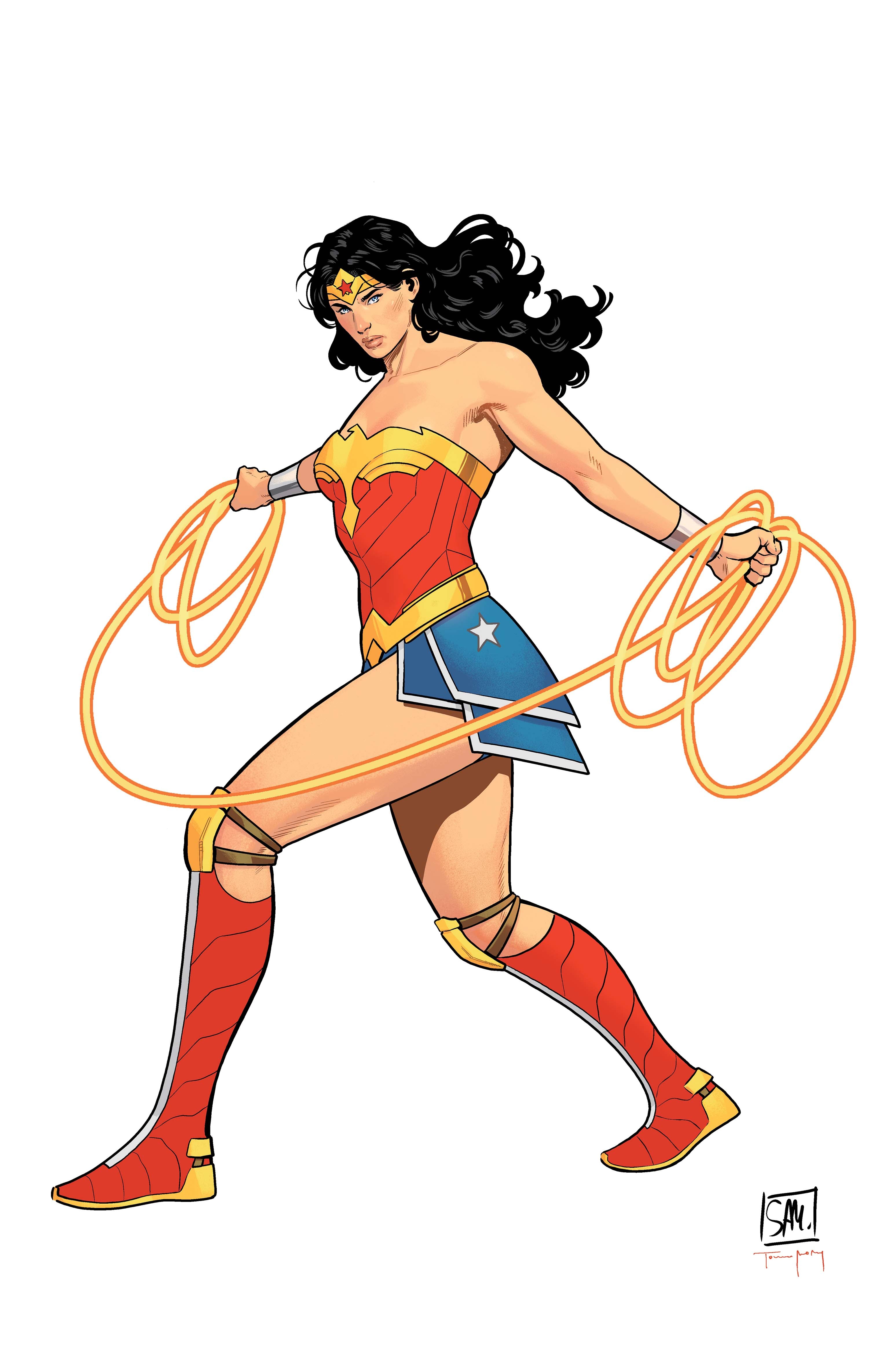 WONDER WOMAN #31 COVER G DANIEL SAMPERE CORNER BOX SPOT FOIL VARIANT