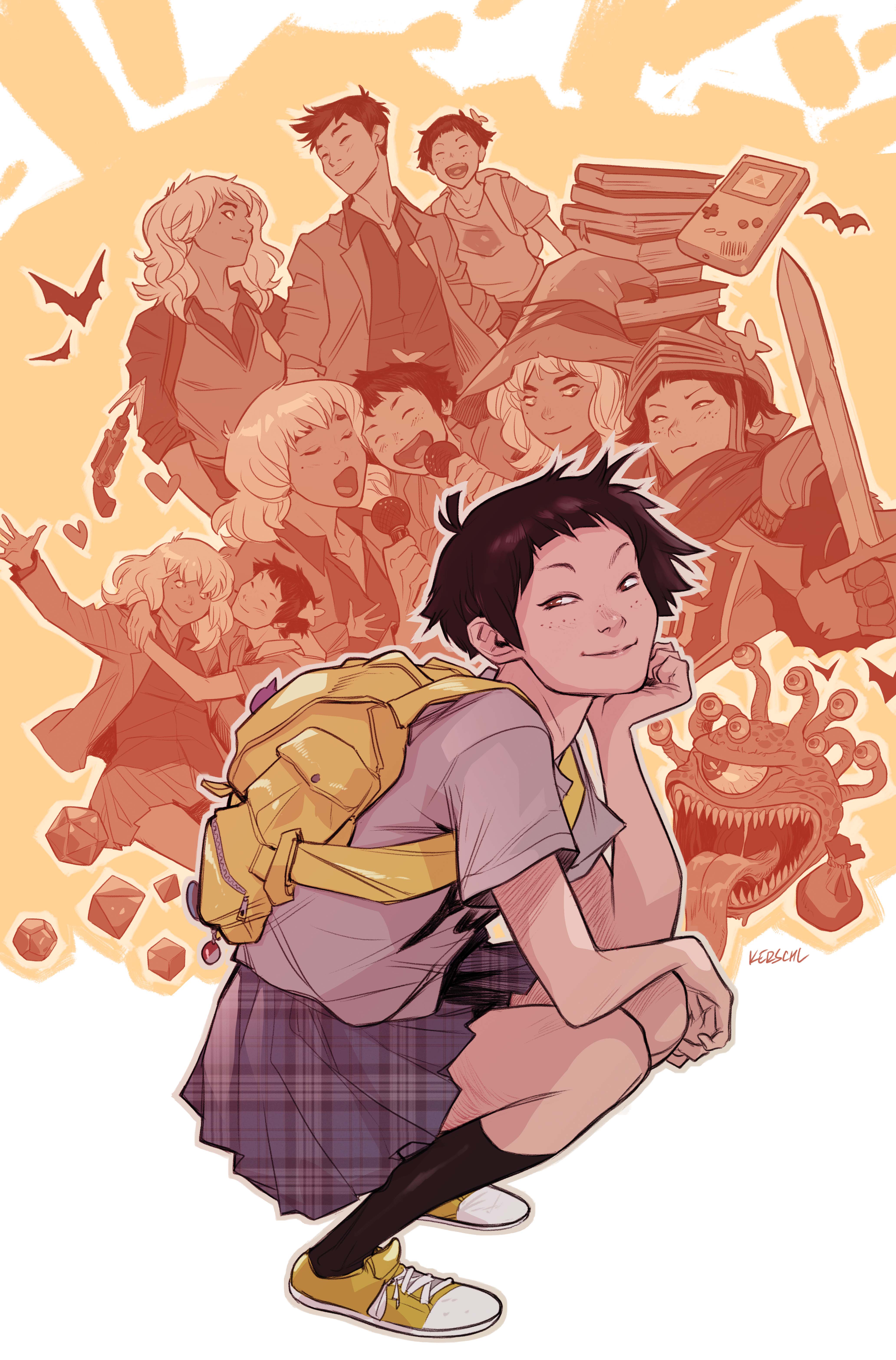 GOTHAM ACADEMY FIRST YEAR #6 COVER A KARL KERSCHL