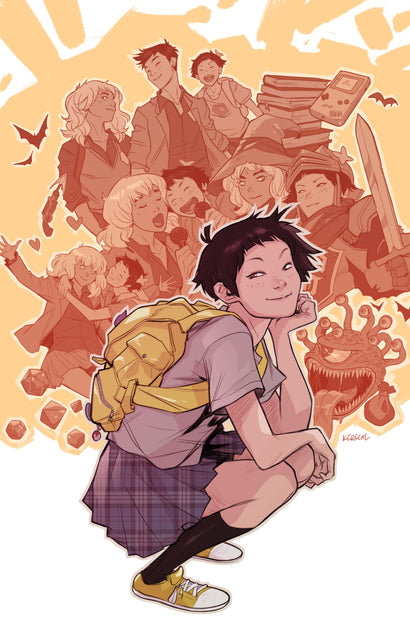 GOTHAM ACADEMY FIRST YEAR #6 COVER A KARL KERSCHL