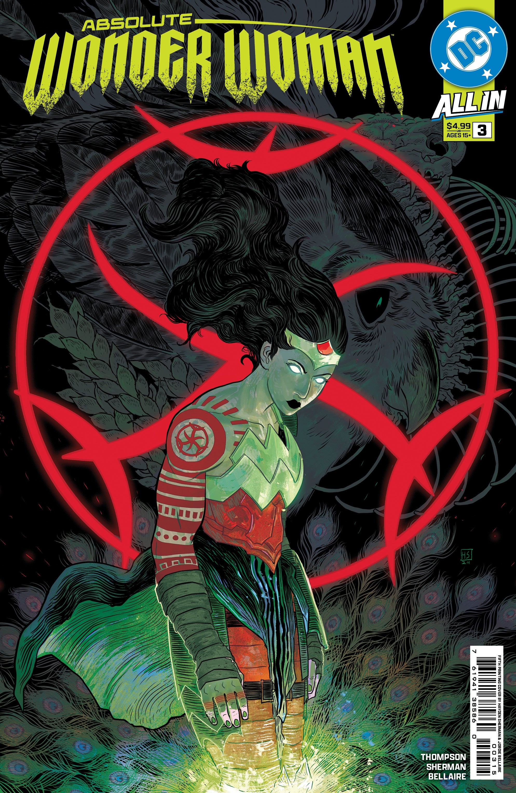 ABSOLUTE WONDER WOMAN #3 5TH PRINTING 