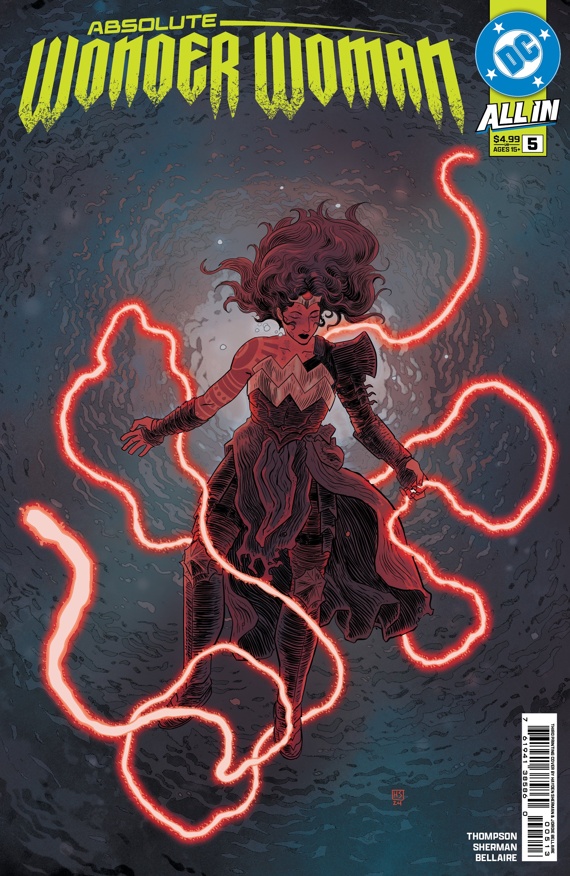 ABSOLUTE WONDER WOMAN #5 3RD PRINTING