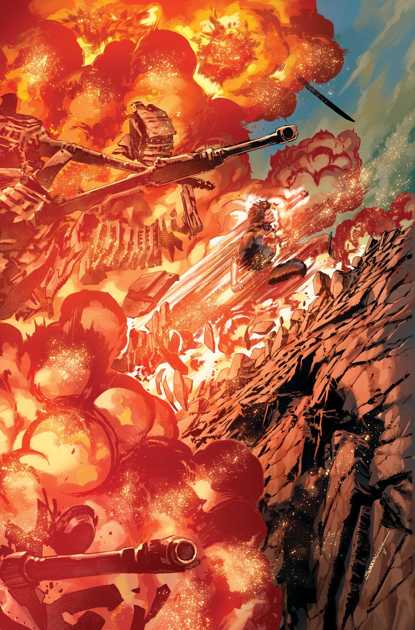 ABSOLUTE SUPERMAN #13 2ND PRINTING COVER A RAFA SANDOVAL