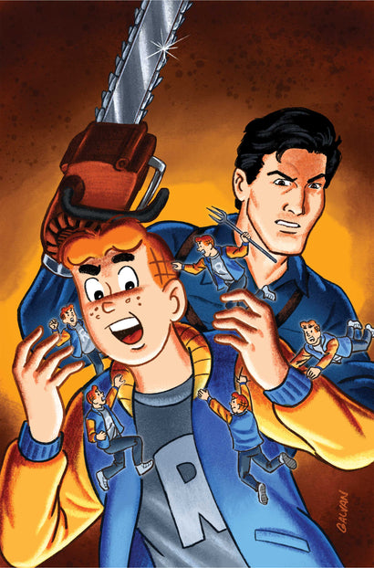 ARCHIE X ARMY OF DARKNESS #2 COVER K INC 1:20 BILL GALVAN VIRGIN VARIANT