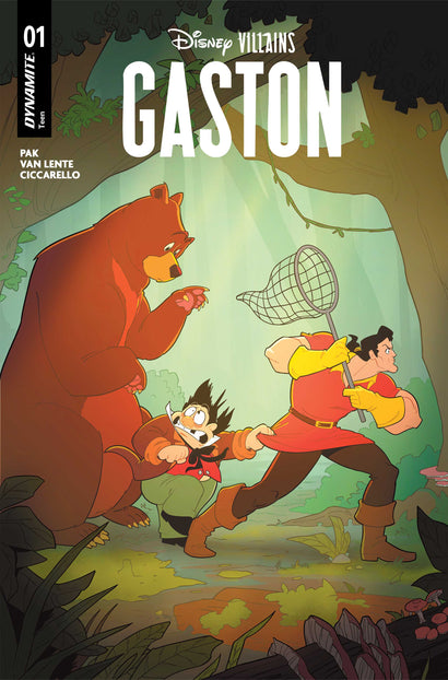 DISNEY VILLAINS GASTON #1 COVER B TED BRANDT AND RO STEIN  VARIANT