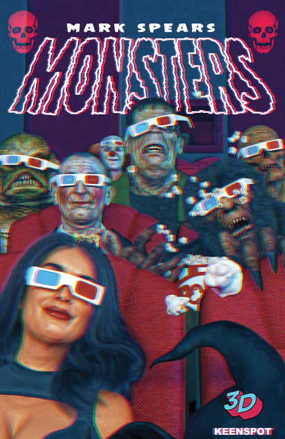 MARK SPEARS MONSTERS #9 COVER D MARK SPEARS MONSTERS MATINEE 3-D VARIANT