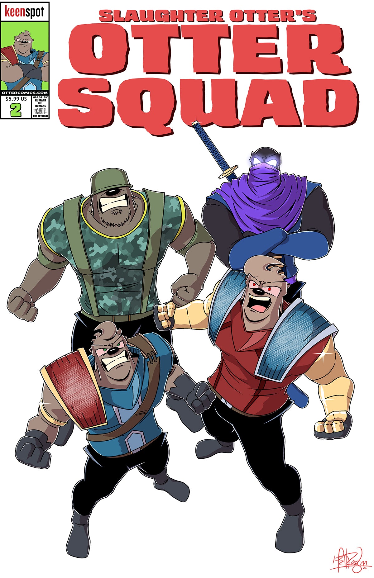 OTTER SQUAD #2 COVER A MATT RODGERS 