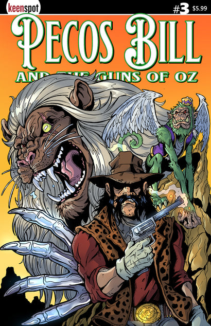 PECOS BILL & THE GUNS OF OZ #3 COVER A PUIS CALZADA