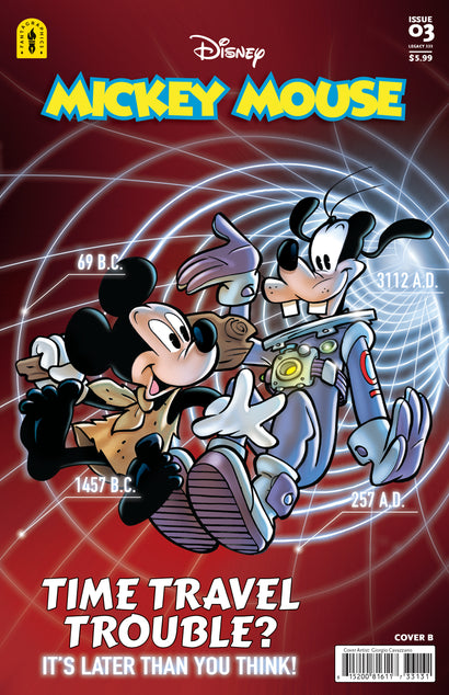 MICKEY MOUSE LEGACY #333 RIPPLES IN TIME PART 2 COVER B GIORGIO CAVAZZANO VARIANT